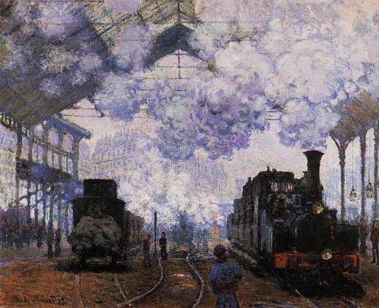 Claud Monet Dworzec Saint-Lazare