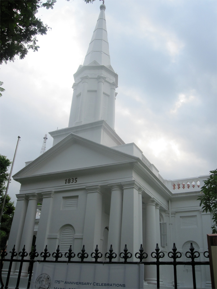 Singapur Historic District Dzielnica zabytkowa kościół Singapur