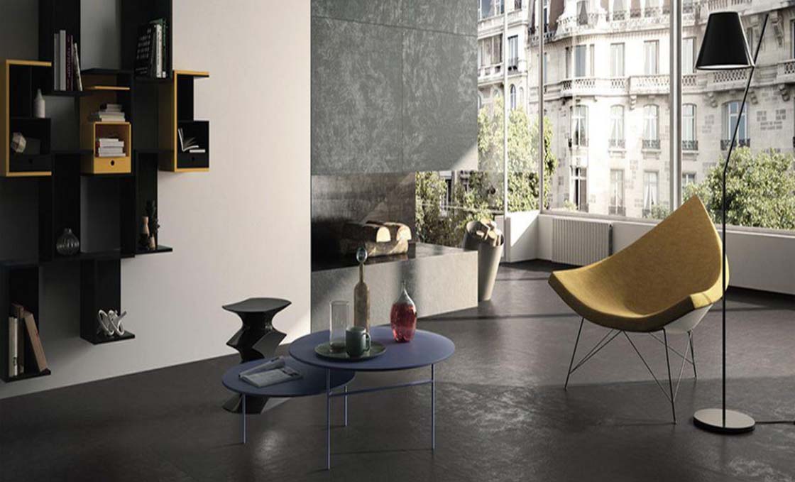 Beton pozostaje popularnym motywem dekoracyjnym we wnętrzach.