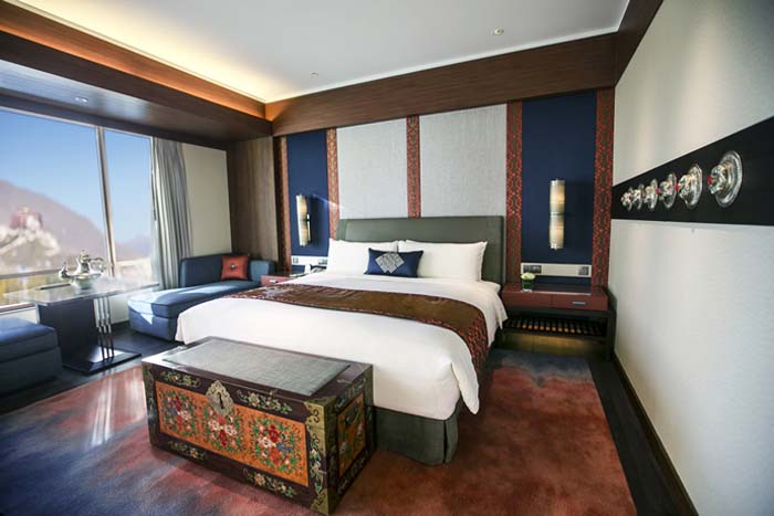 hotel w Lhasie Tybet Shangri-La ekskluzywny apartament