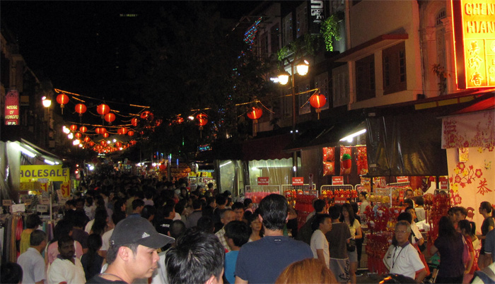 Singapur stolica Singapur China Town Chińska dzielnica Singapuru
