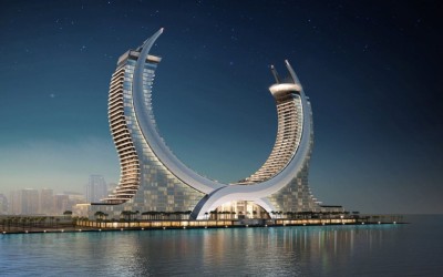 Futurystyczne wieże Kataru - ekskluzywny hotel dla VIP-ów
